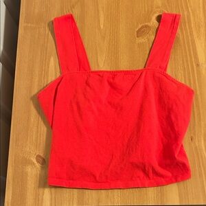 SO Bright Red Women's Crop Top